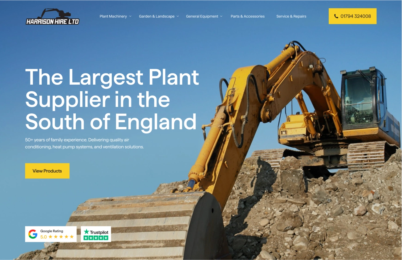 Harrison-hire Website
